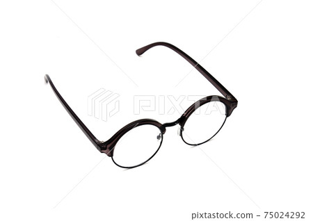 Optical eyeglasses on a white background. Optical eyeglasses on a white background. 75024292