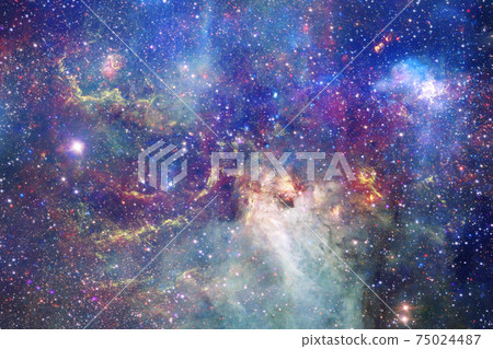 Cosmic landscape. Nebula. Elements of this image furnished by NASA 75024487