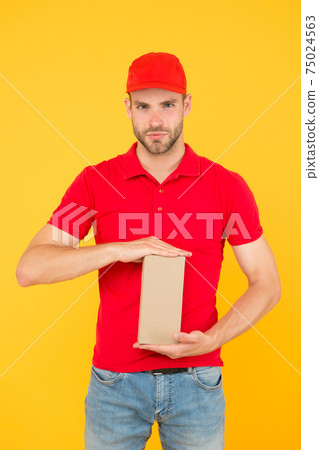 Restaurant cafe staff wanted. man delivery service in red 75024563