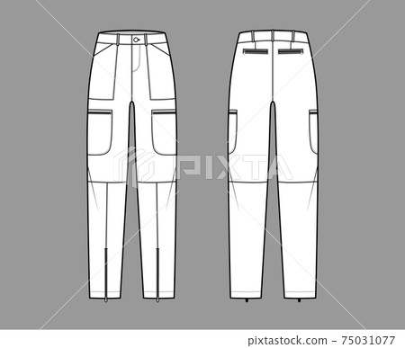 Parachute pants technical fashion 