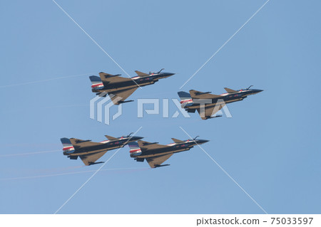 Chinese Air Force J-10 August 1st Diamond Formation Chinese Air Force J-10 August 1st Diamond Formation 75033597