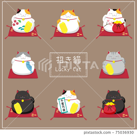招財貓卡片 75036930