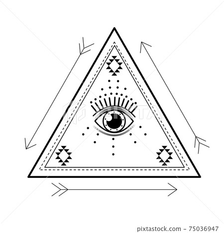 eye geometric logo 75036947