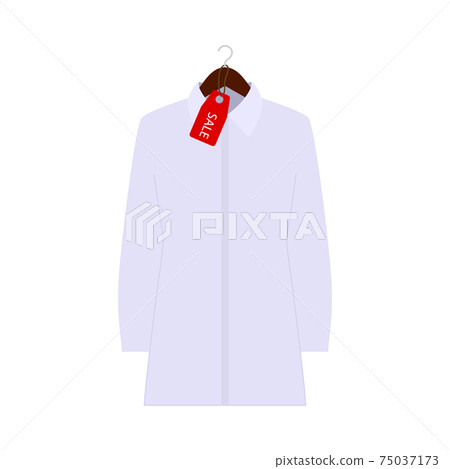 Blouse On Hanger With Sale Tag Icon 75037173