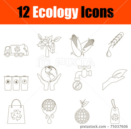 Ecology Icon Set 75037606