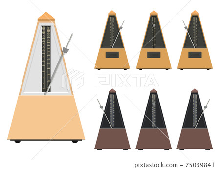 Metronome vector design illustration isolated on white background Metronome vector design illustration isolated on white background 75039841