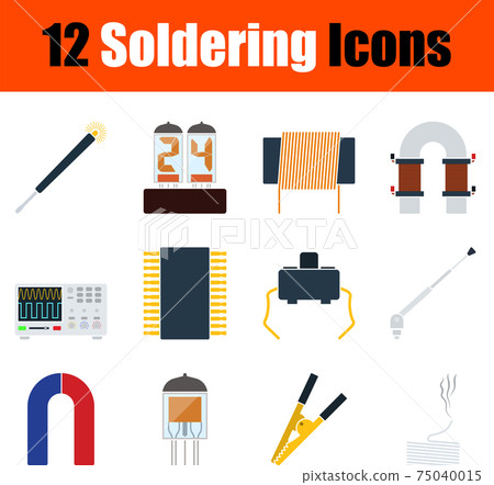 Soldering Icon Set Soldering Icon Set 75040015