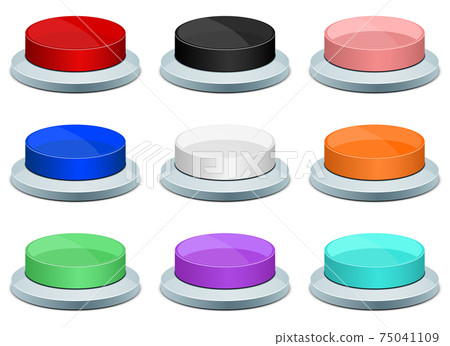 Press button vector design illustration isolated on white background 75041109
