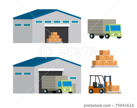 Warehouse transport truck 75041618