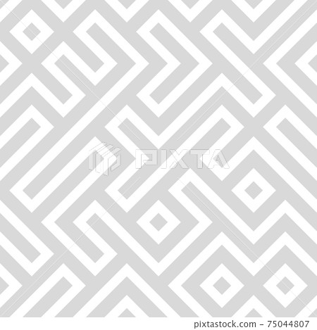 Vector light seamless pattern. Traditional hatching of architectural hand drawn graphic. Simple abstract ornamental gray illustration with stylized texture of covering Vector light seamless pattern. Traditional hatching of architectural hand drawn graphic. Simple abstract ornamental gray illustration with stylized texture of covering 75044807