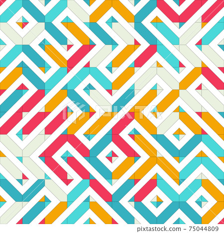 Vector light seamless pattern. Traditional hatching of architectural hand drawn graphic. Simple abstract ornamental gray illustration with stylized texture of covering Vector light seamless pattern. Traditional hatching of architectural hand drawn graphic. Simple abstract ornamental gray illustration with stylized texture of covering 75044809