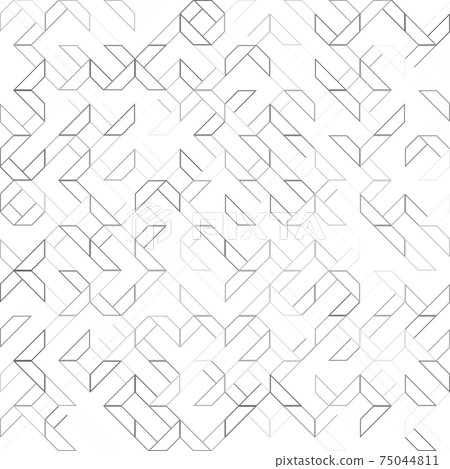 Geometric seamless geometric pattern. Geometric seamless geometric pattern. 75044811