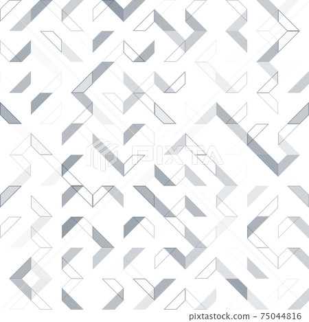Geometric seamless geometric pattern. - Stock Illustration [75044816 ...