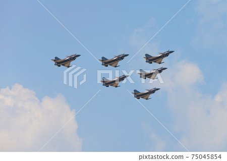 Chinese Air Force J-10 August 1st Delta Formation 75045854