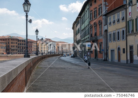 Panoramic view on historic center of Pisa city Panoramic view on historic center of Pisa city 75046746
