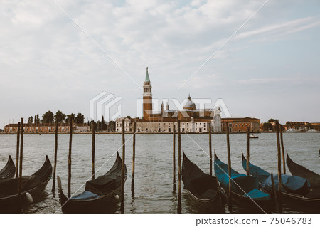 Panoramic view of Laguna Veneta of Venice and San Giorgio Maggiore Island Panoramic view of Laguna Veneta of Venice and San Giorgio Maggiore Island 75046783