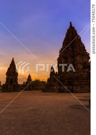 Prambanan temple near Yogyakarta on Java island - Indonesia 75048179