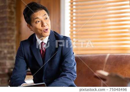 Business people to talk to Business people to talk to 75048496