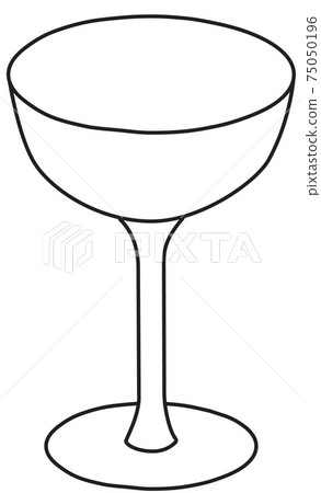 Stylish hand-drawn doodle cartoon style cope martini margarita cocktail glass vector illustration. For party card, invitations, posters, bar menu or alcohol cook book recipe Stylish hand-drawn doodle cartoon style cope martini margarita cocktail glass vector illustration. For party card, invitations, posters, bar menu or alcohol cook book recipe 75050196
