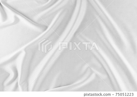Smooth white silk or satin texture. Smooth white silk or satin texture. 75051223