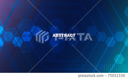 Abstract Hexagon background, Technology baclground concept with copy space, vector. Abstract Hexagon background, Technology baclground concept with copy space, vector. 75052330