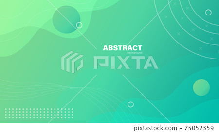 Abstract green fluid shape modern background with copy space, vector. Abstract green fluid shape modern background with copy space, vector. 75052359