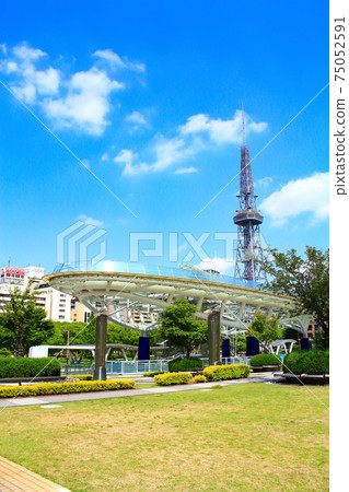 名古屋市,名古屋電視塔和綠洲的風景21 名古屋市,名古屋電視塔和綠洲的風景21 75052591