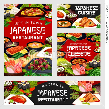 Japanese cuisine food menu, Japan meals and dishes Japanese cuisine food menu, Japan meals and dishes 75053509