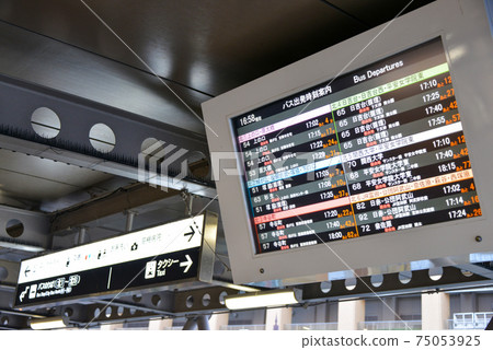 Information display at JR Takatsuki Station 75053925
