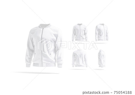 plain white bomber jacket