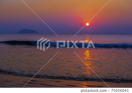 Thailand, Cloud - Sky, Cloudscape, Beach, Dusk 75056041