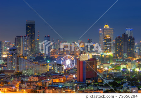 Bangkok Ferris Wheel 75056294