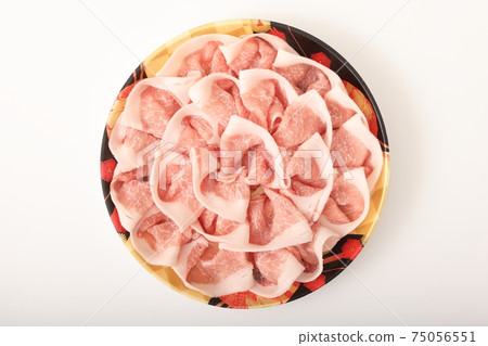 For red pork loin shabu-shabu 75056551