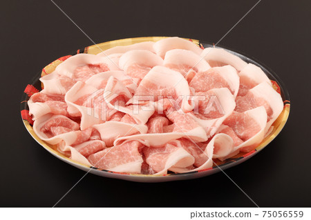 For red pork loin shabu-shabu For red pork loin shabu-shabu 75056559