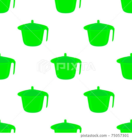 Abstract seamless plastic baby pots with comfortable handle 75057301