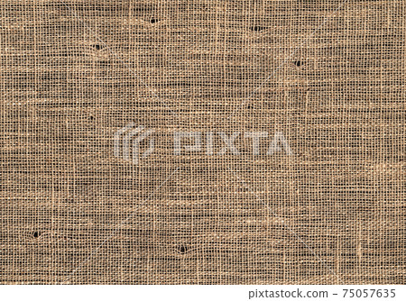 A hemp bag of coffee beans used for importing from the production area 75057635