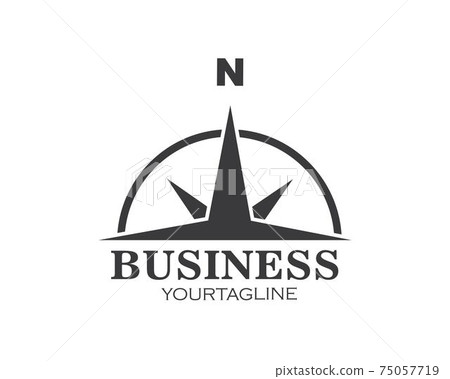 Compass Logo Template vector icon illustration 75057719
