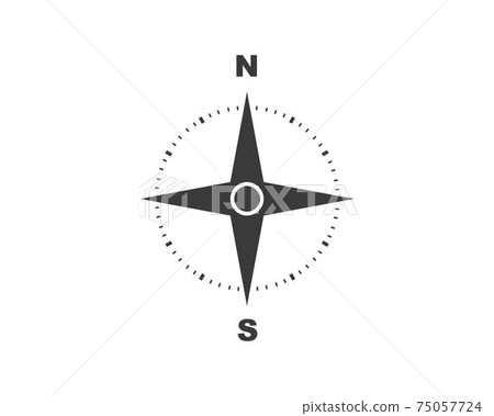 Compass Logo Template vector icon illustration 75057724