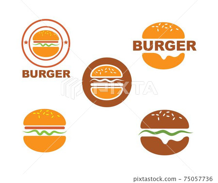 burger icon vector illustration design 75057736