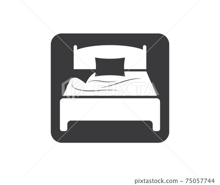 bed icon vector illustration design 75057744