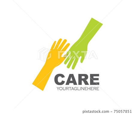 Hand Care Logo Template vector icon Hand Care Logo Template vector icon 75057851