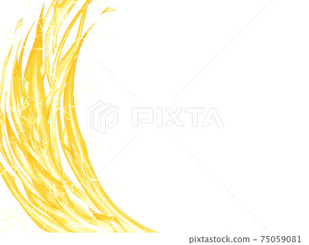 Light attribute effect Wind_Attack and lightning frame_Illustration material 75059081