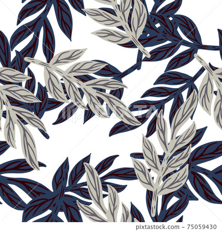 Isolated seamless pattern with navy blue simple... - Stock Illustration ...