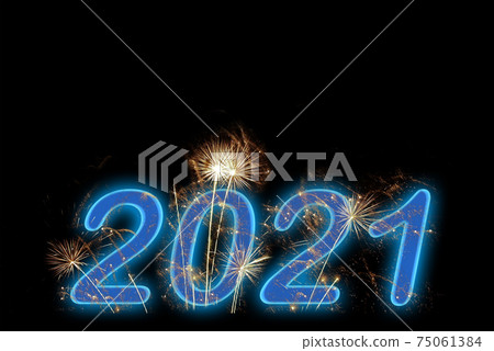 2021 new year fireworks 75061384