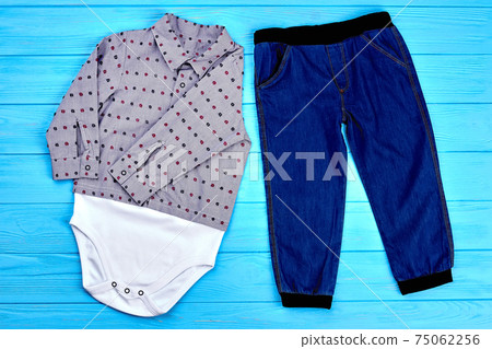 Set of modern clothes for baby-boy. 75062256