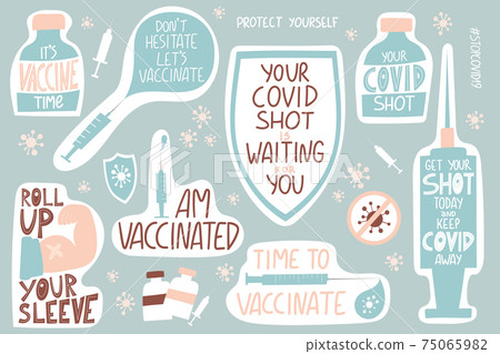 Vaccination lettering set Vaccination lettering set 75065982