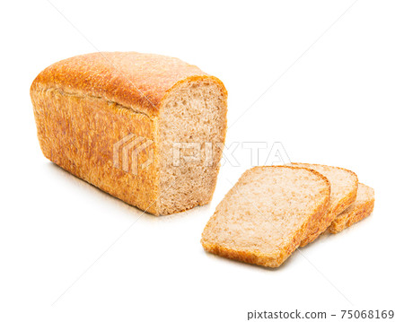 Baked bread sliced 75068169