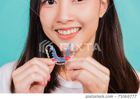 Teeth retaining tools after removable braces Teeth retaining tools after removable braces 75068777