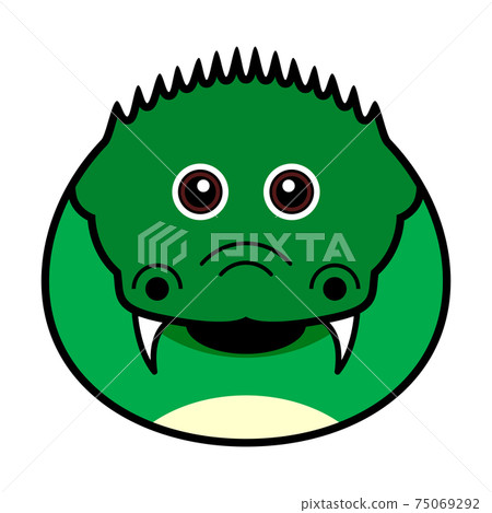 Cute Crocodile Vector. Cute Crocodile Vector. 75069292