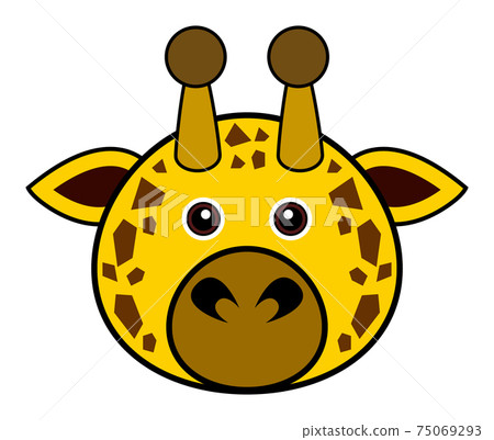 Cute Giraffe Vector. Cute Giraffe Vector. 75069293
